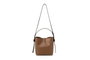 Vince Camuto Pantheon - Mink Borsos bandolera de piel de polivinilo en color visón